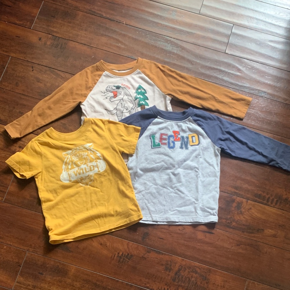 Kids' Long sleeve Tees and Graphic Top - bundle